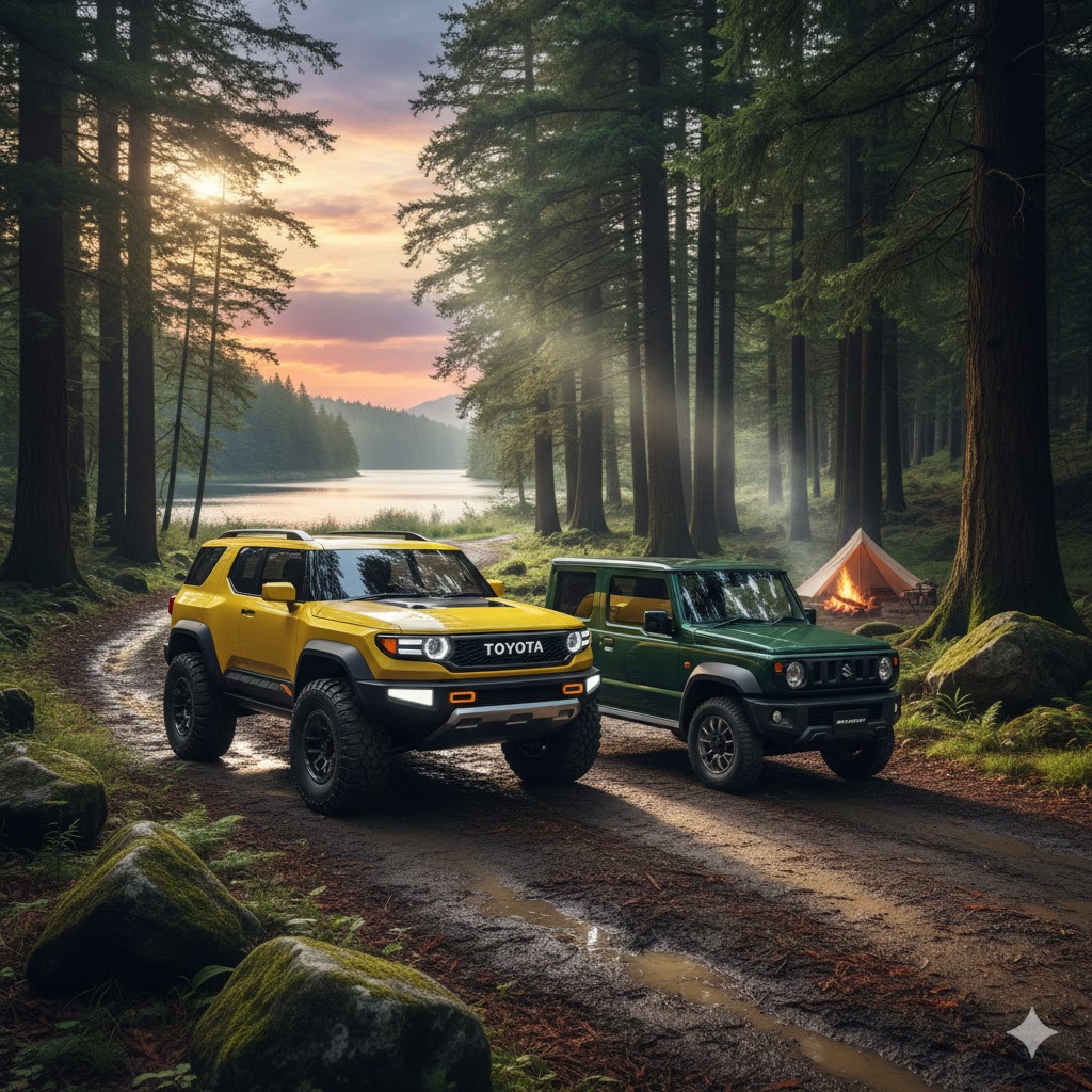 ランクルFJとジムニーシエラ比較！維持費とサイズで選ぶ決定版