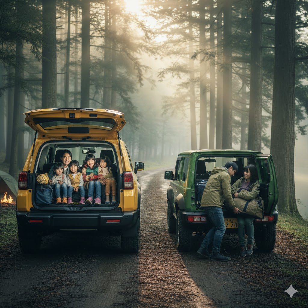 後席の広さと積載性