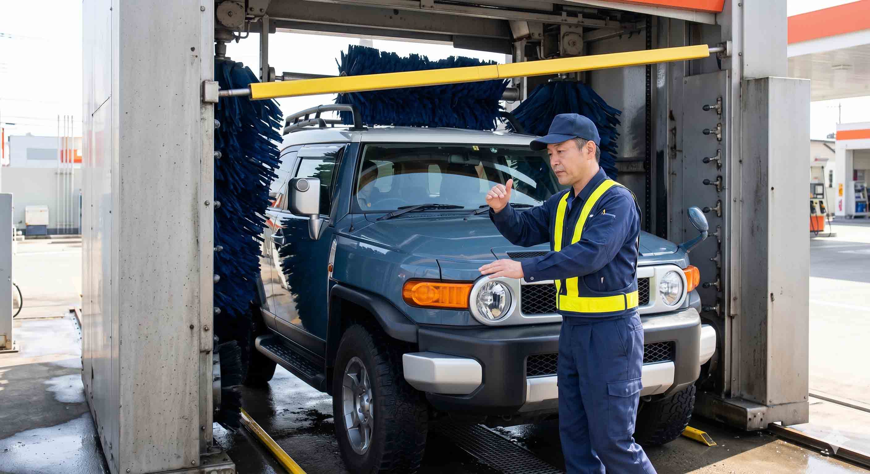 ランクルFJの洗車機とキズの関連性