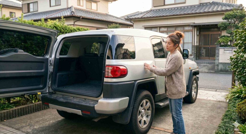 ランクルfjを奥さんが運転する前の不安