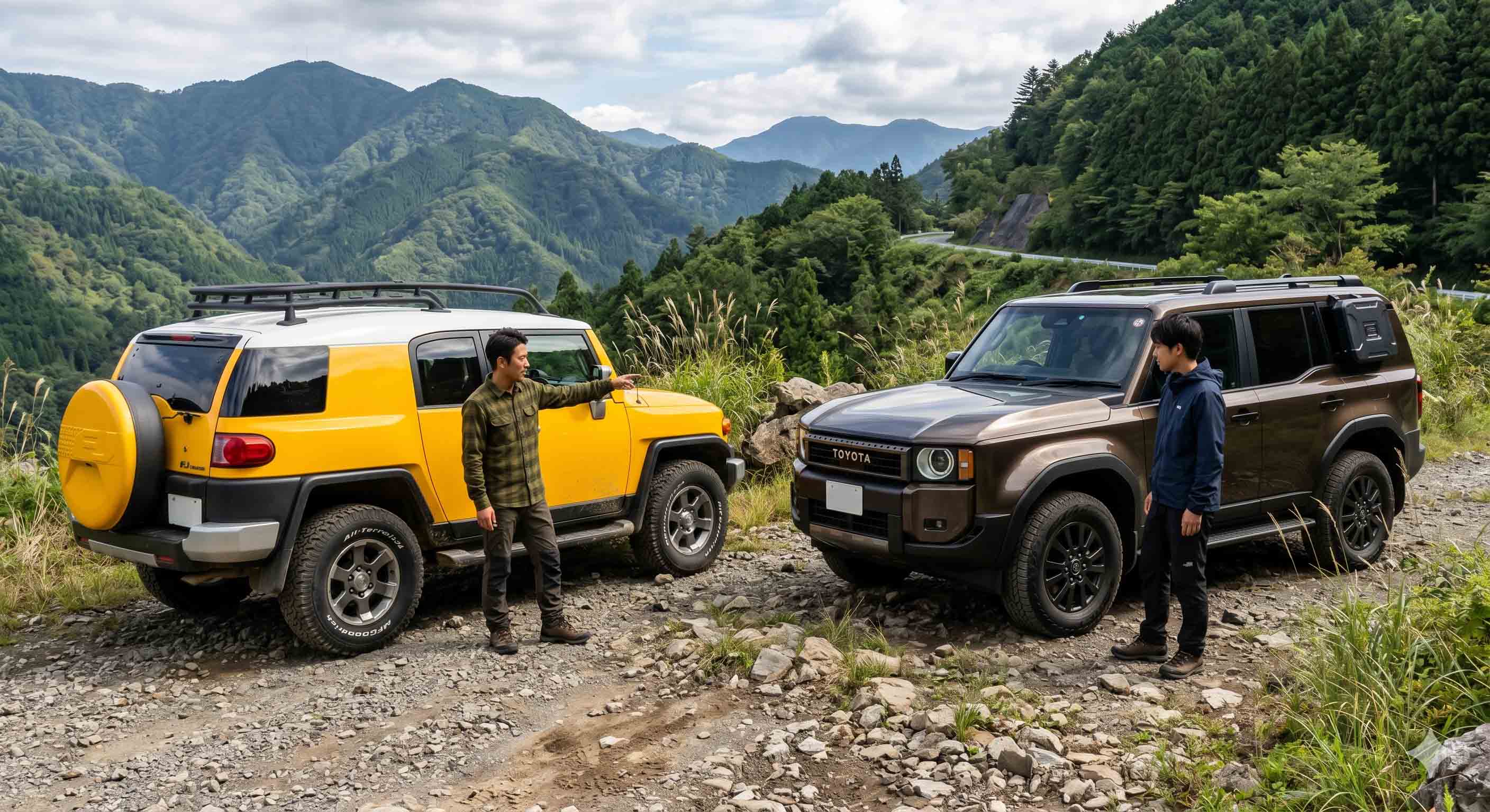 新型ランクルFJとFJクルーザーの違いを徹底比較