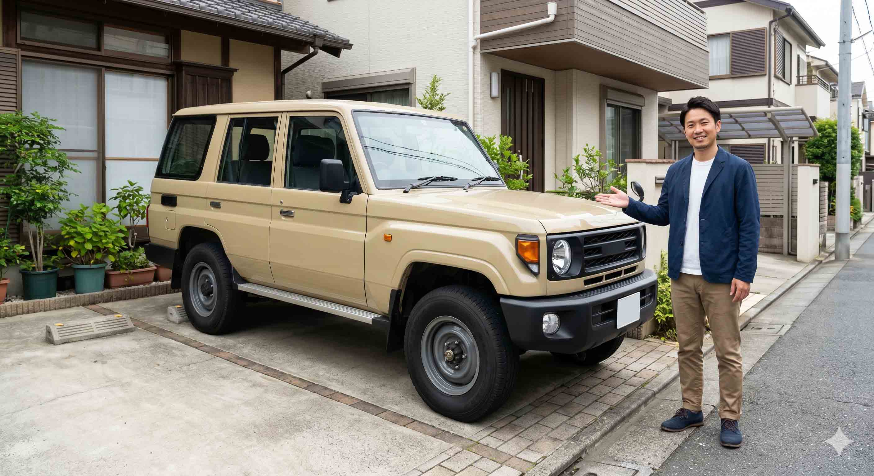 駐車場の懸念を解消するサイズの違いに関する画像